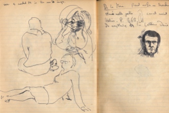 115 SB Studies & a memory sketch ofPaul Scofield H